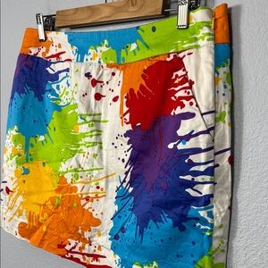 Loudmouth Woman's Golf Paint Splatter Skirt‎